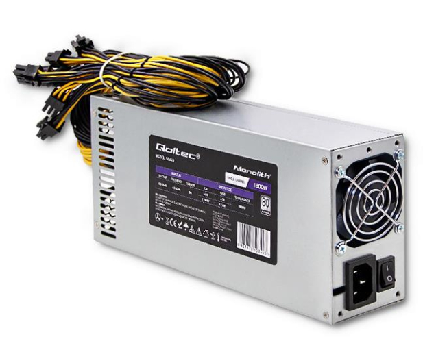 QOLTEC PCI-E 1800W | 80 Plus Platinum | Gaming Miner 50349 - 728982 - zdjęcie 2